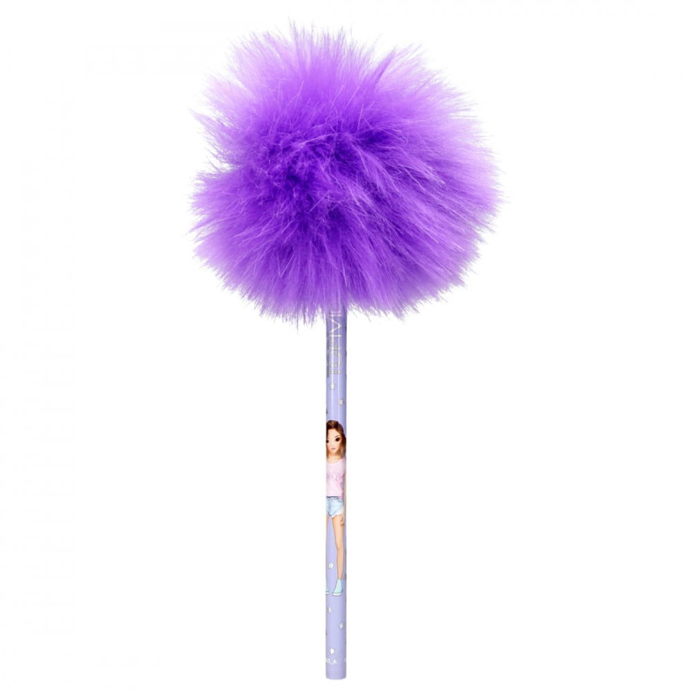 TOPModel Crayon avec Pompon violet