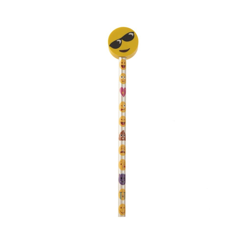 Crayon avec gomme Emoji lunettes de soleil