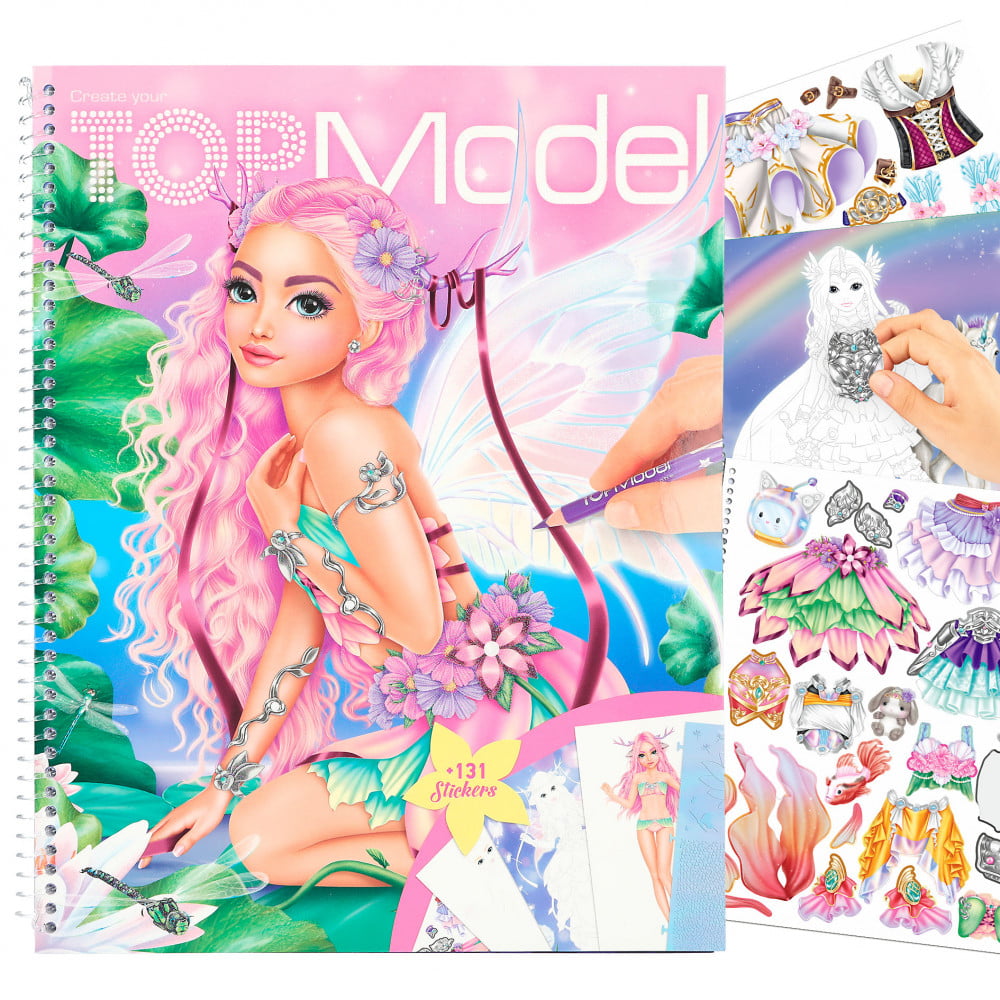 Create your TOPModel Album de coloriage Fantasy