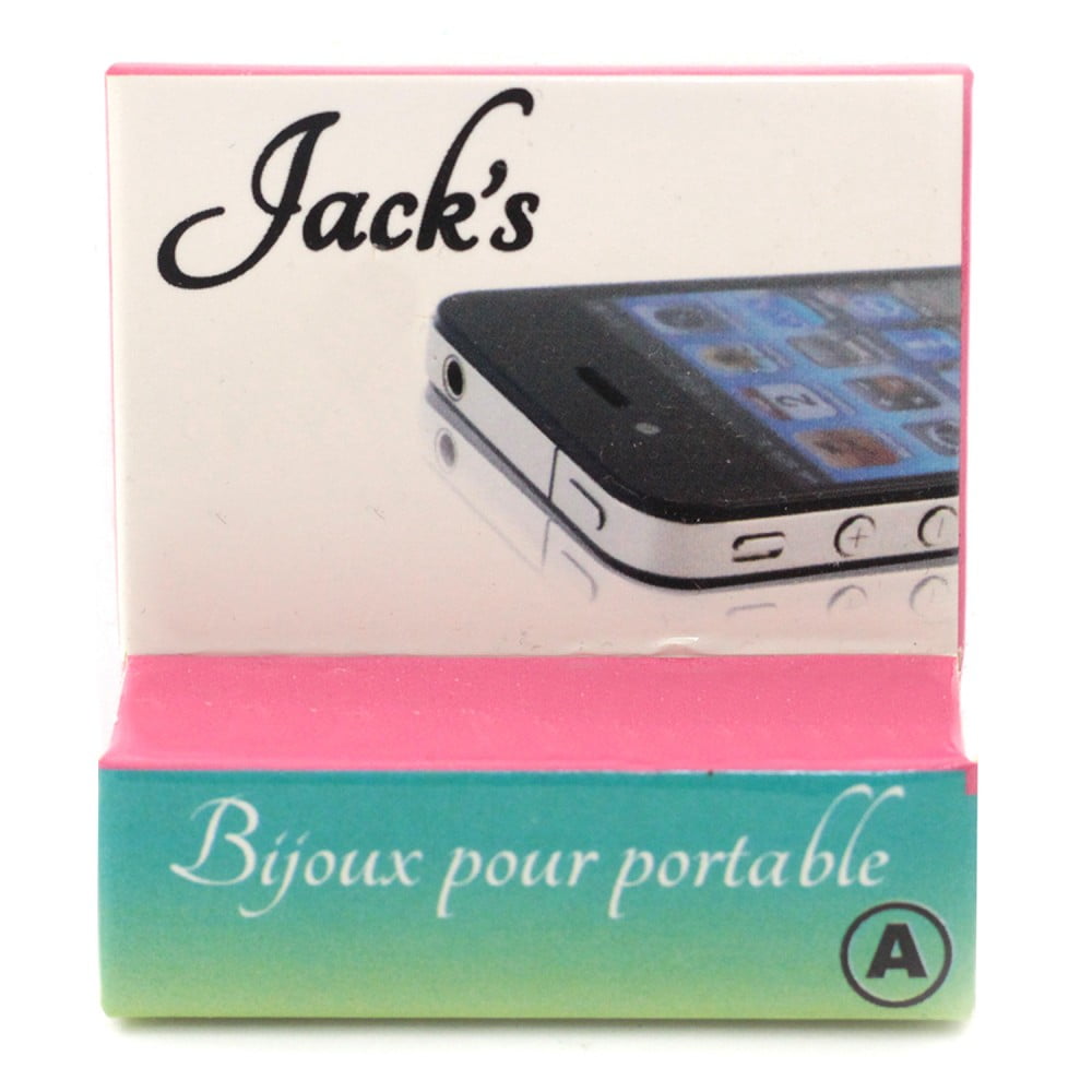 Déco Jack strass coeur rose