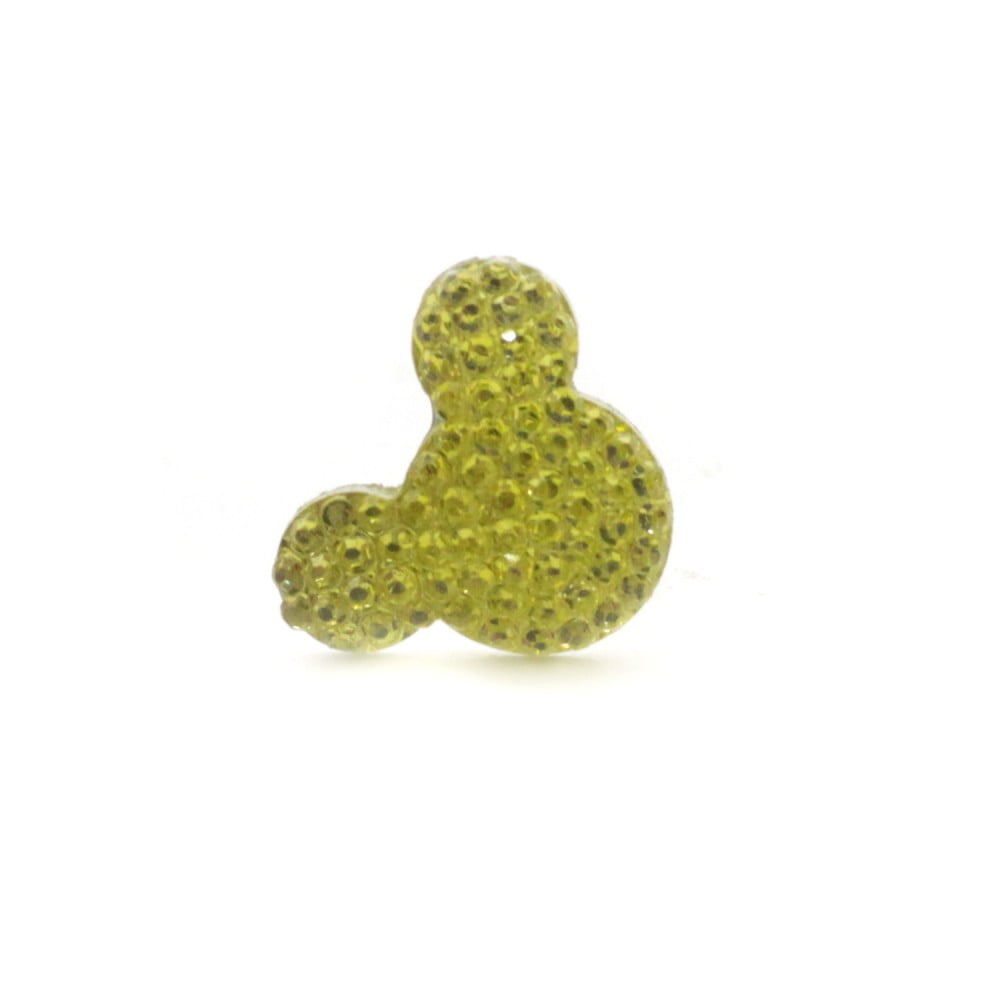 Déco portable tête strass blanc