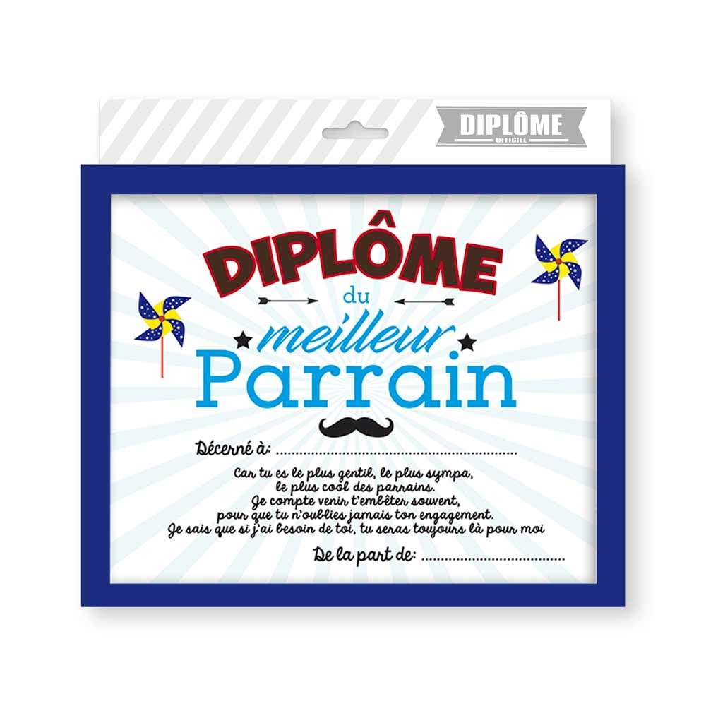 Diplôme Meilleur Parrain