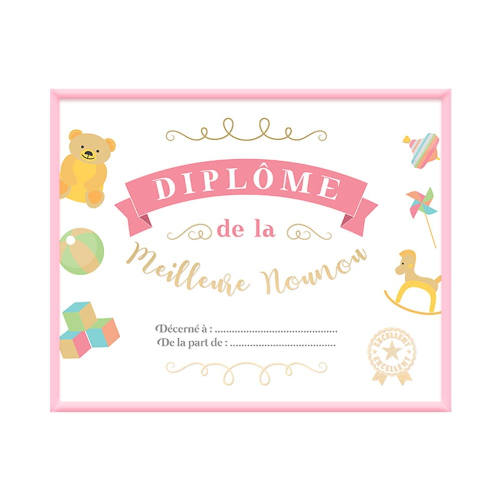 Diplôme Super Nounou