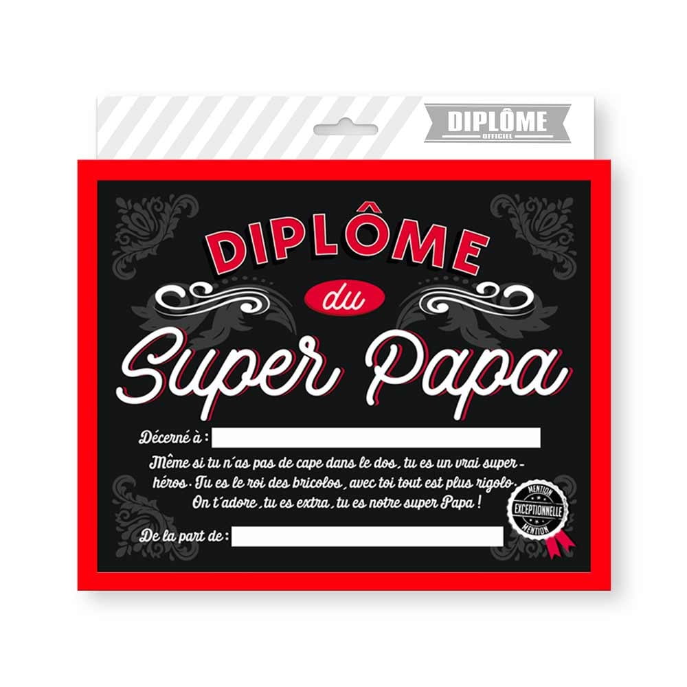 Diplôme Super Papa