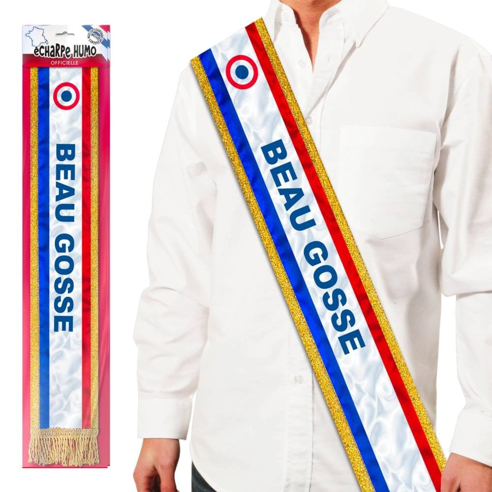 Echarpe tricolore Beau gosse