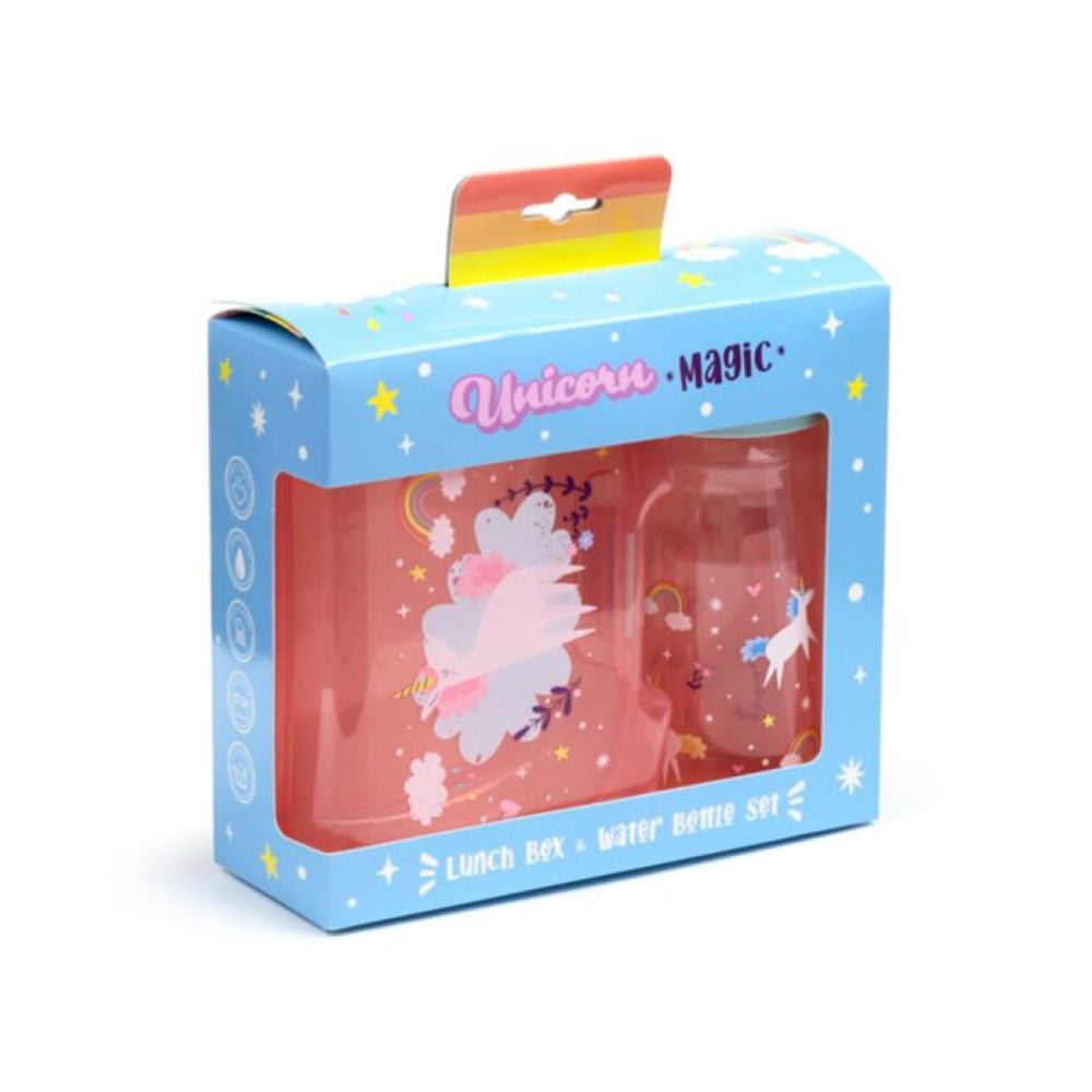 Ensemble boîte repas et gourde Unicorn Magic – Licorne