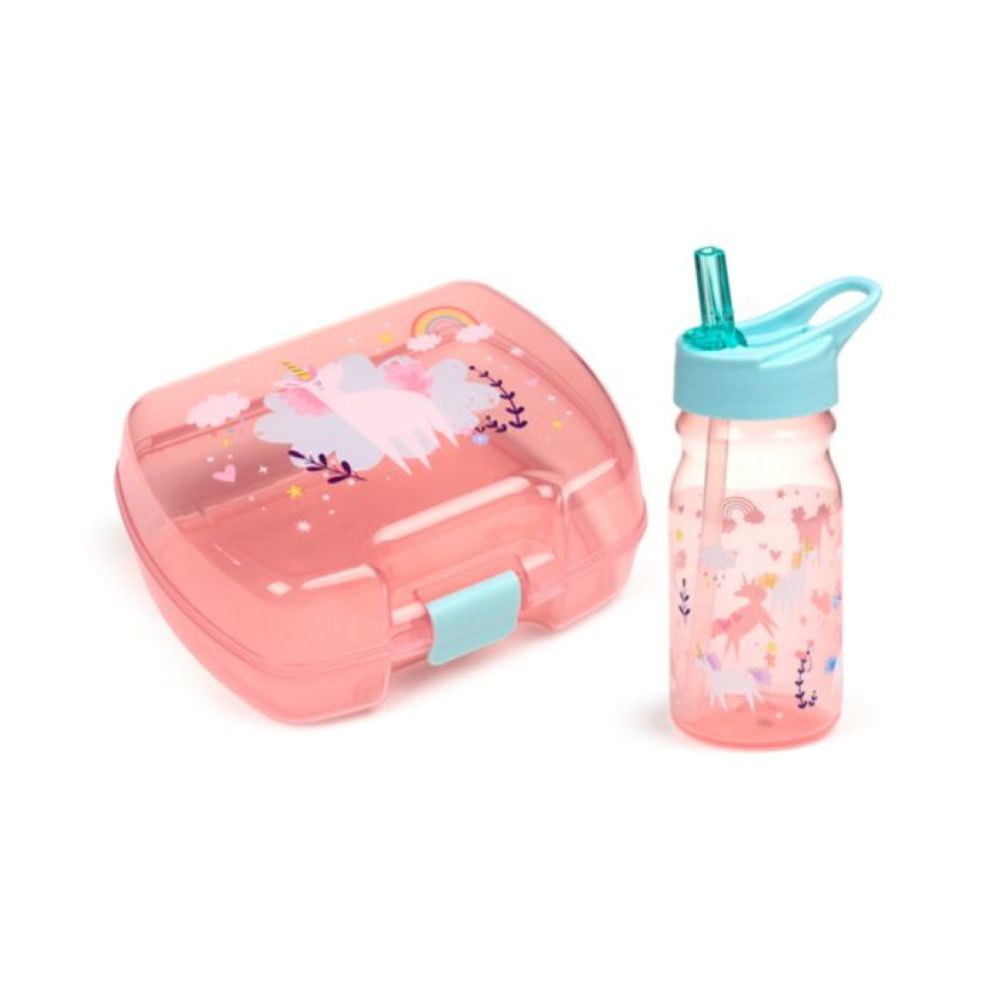 Ensemble boîte repas et gourde Unicorn Magic – Licorne