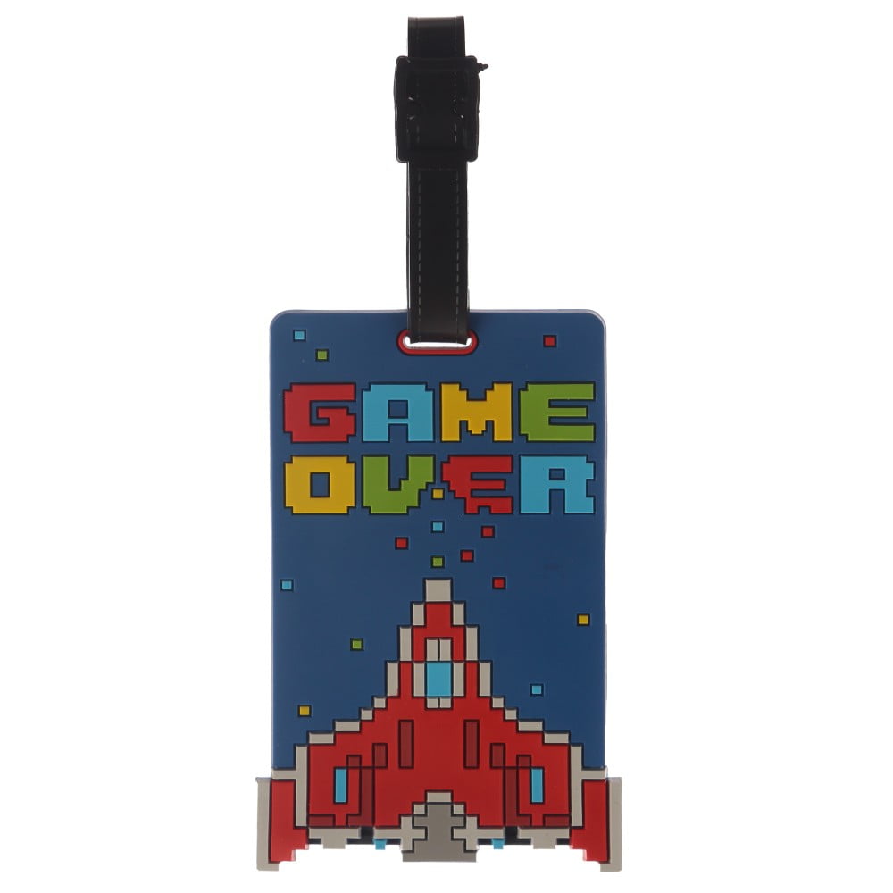 Etiquette à bagages Jeu video Game Over