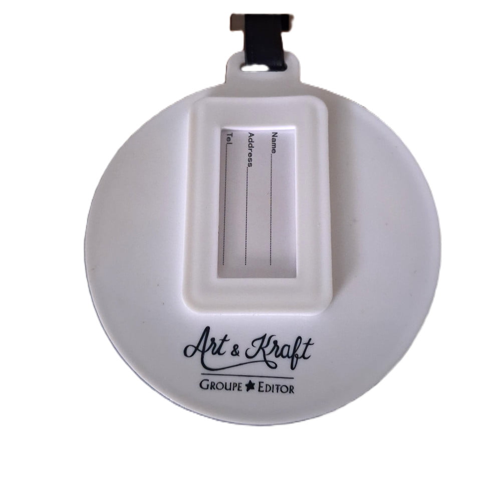 Étiquette bagage PREMIUM silicone « Around the World »