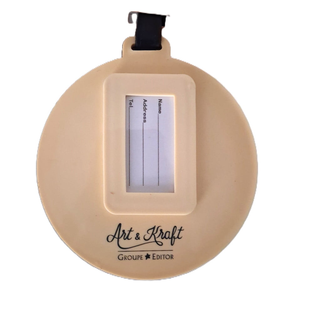 Grande étiquette bagage PREMIUM silicone « Boussole »