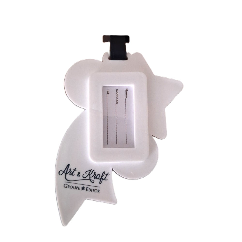 Étiquette bagage PREMIUM silicone « Étoile filante »
