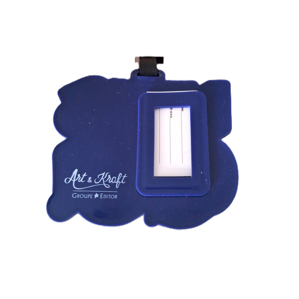 Étiquette bagage PREMIUM silicone « Let's Go »