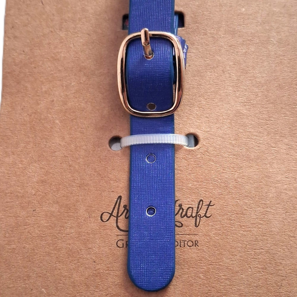 Étiquette bagage PREMIUM simili-cuir « Santorin »