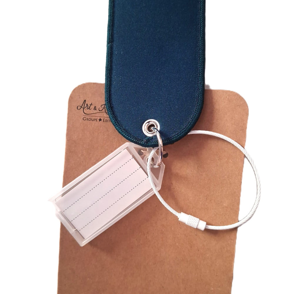Étiquette bagage PREMIUM tissu « Aloha »