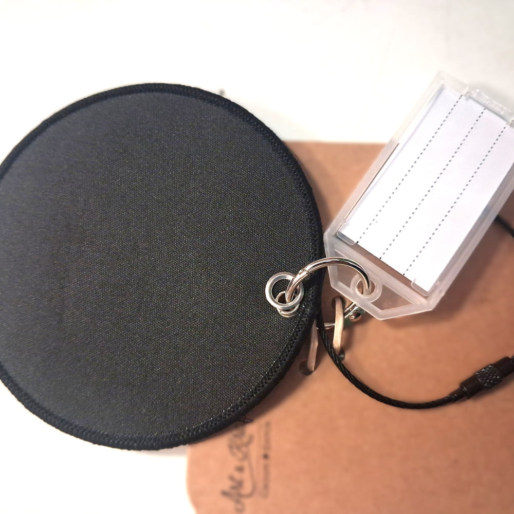 Étiquette bagage PREMIUM tissu « Let's Go »