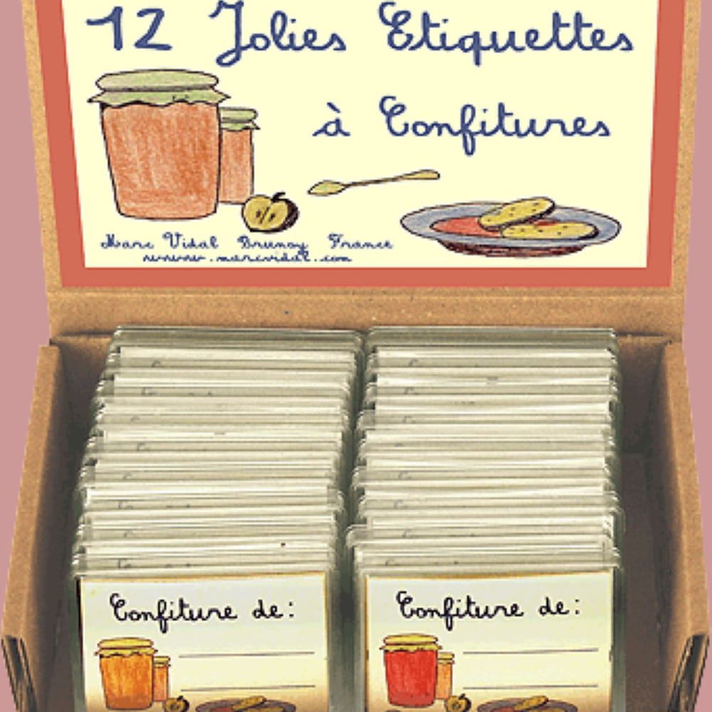 Etiquettes à confiture