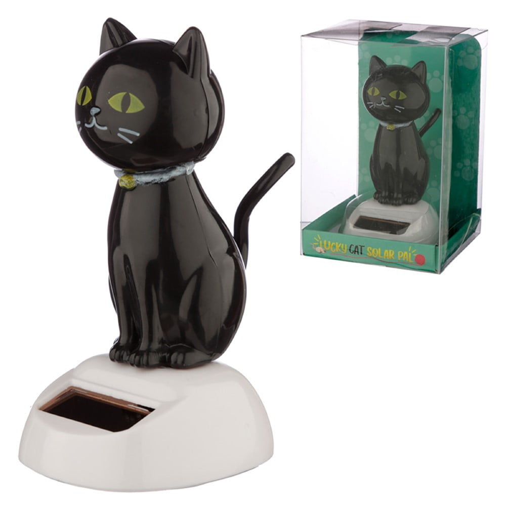 Figurine solaire Chat