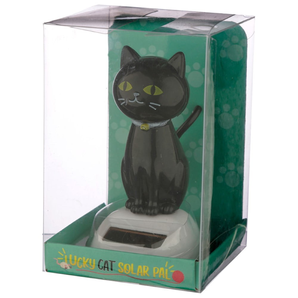 Figurine solaire Chat