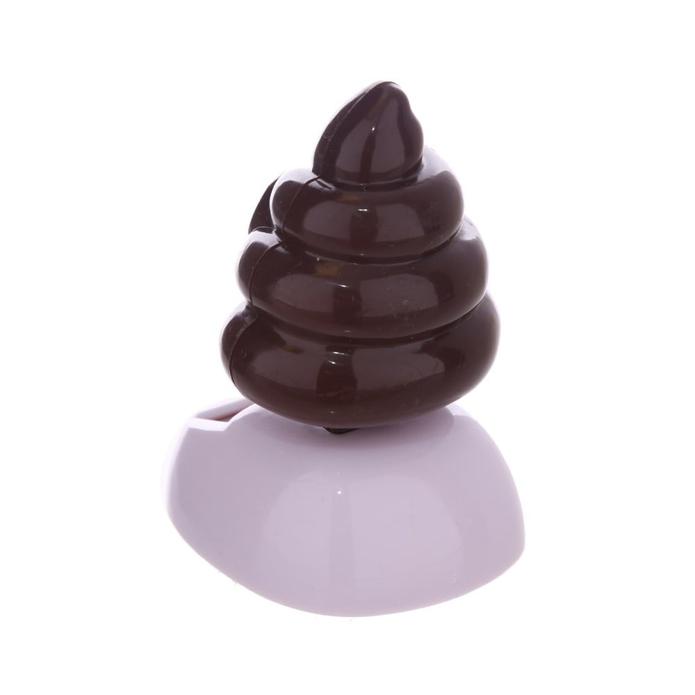 Figurine Solaire Emoji poop