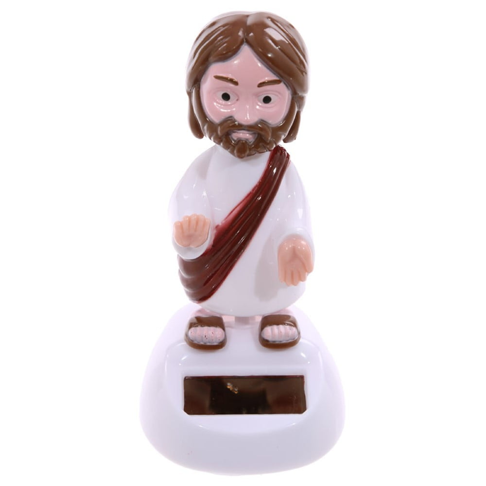 Figurine solaire Jesus