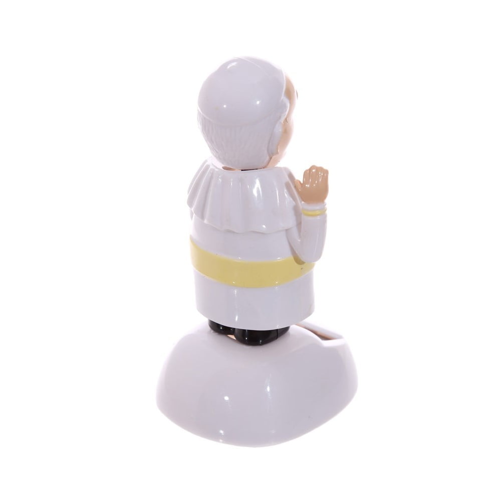 Figurine solaire Le Pape