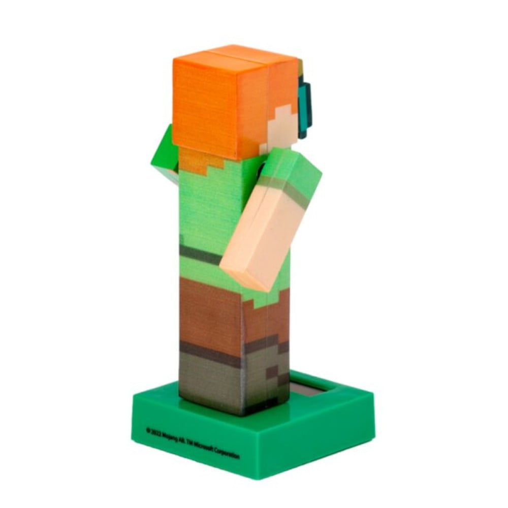 Figurine solaire Minecraft Alex