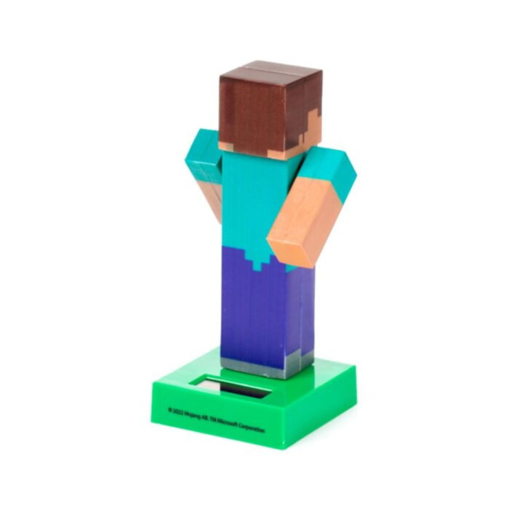 Figurine solaire Minecraft Steve
