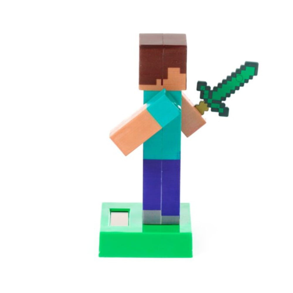 Figurine solaire Minecraft Steve