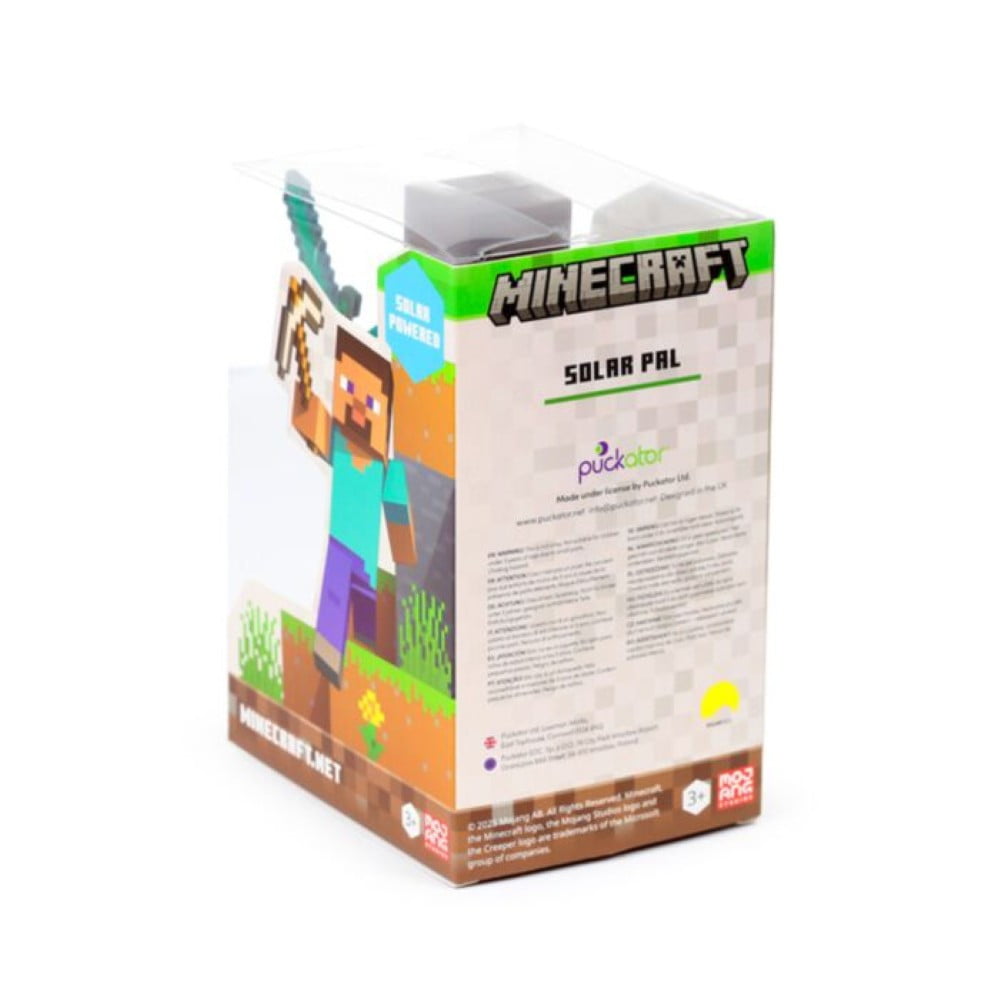 Figurine solaire Minecraft Steve