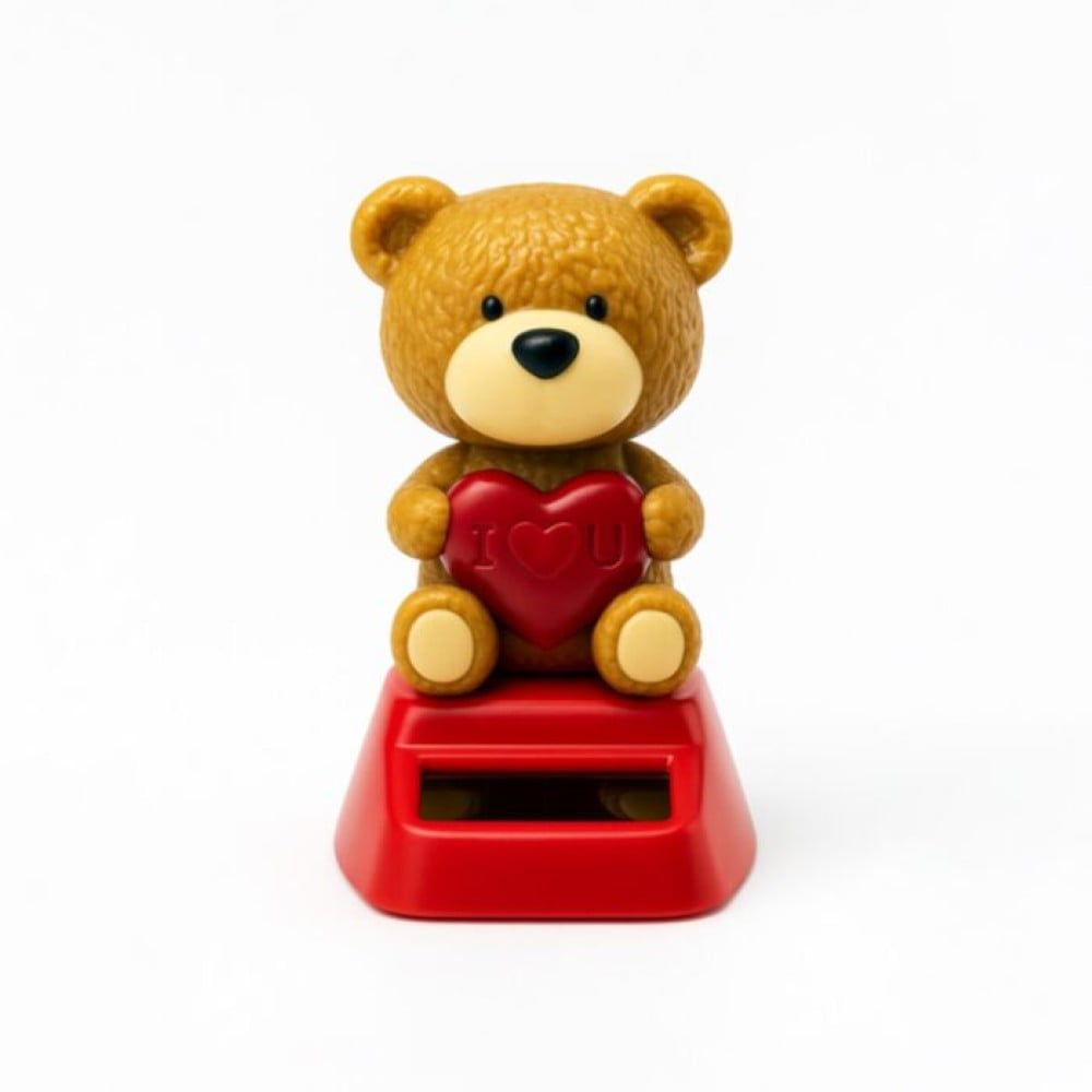 Figurine solaire Ours I Cœur U – Amore