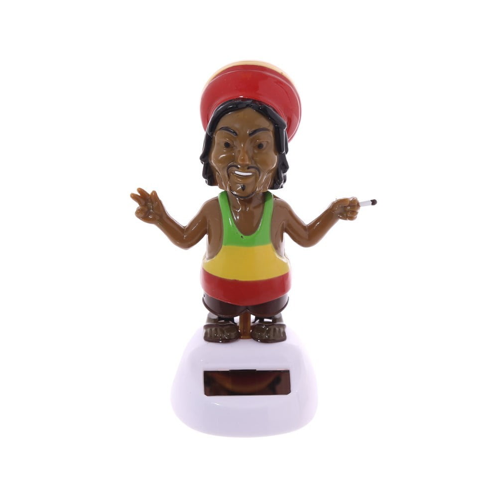 Figurine Solaire Rastaman