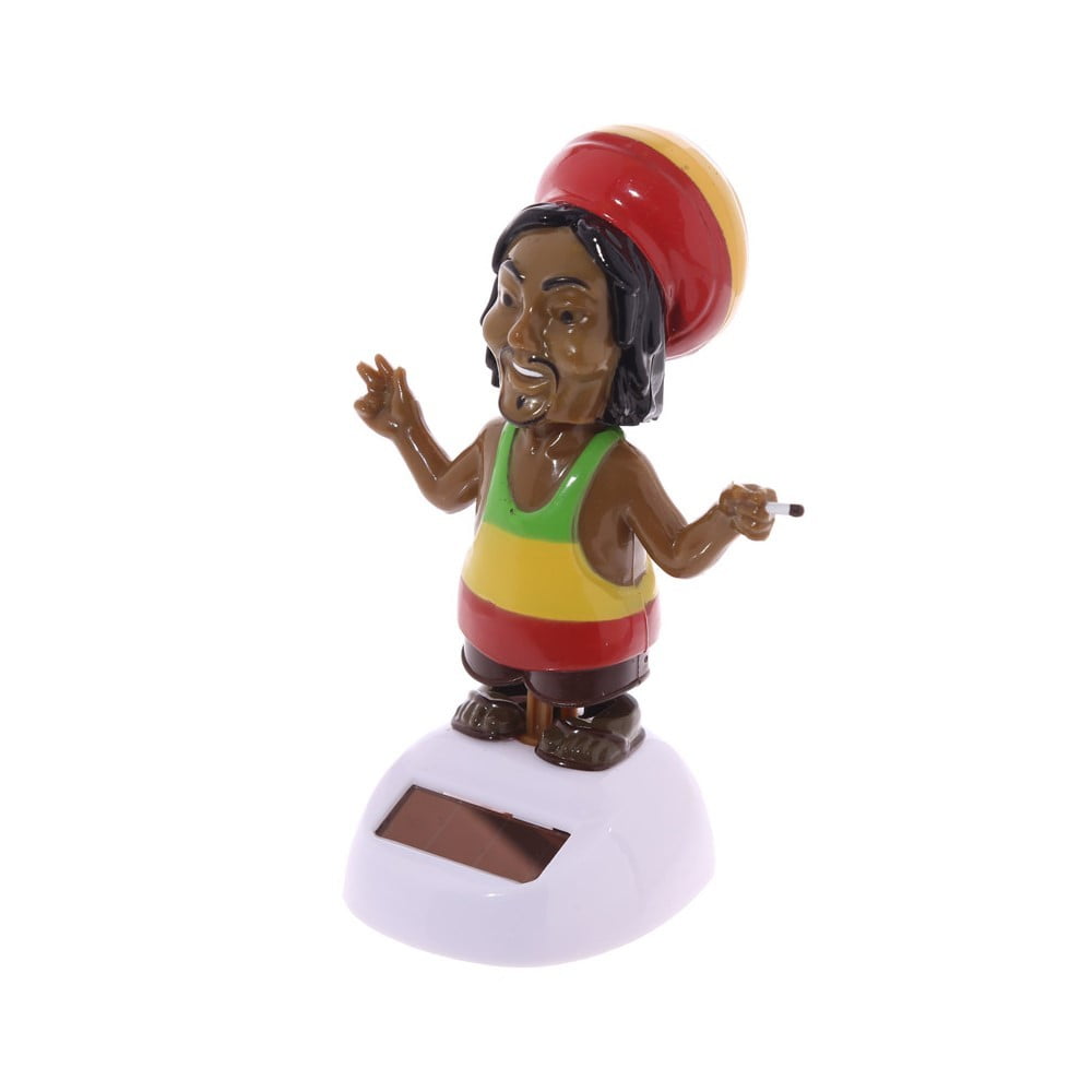 Figurine Solaire Rastaman