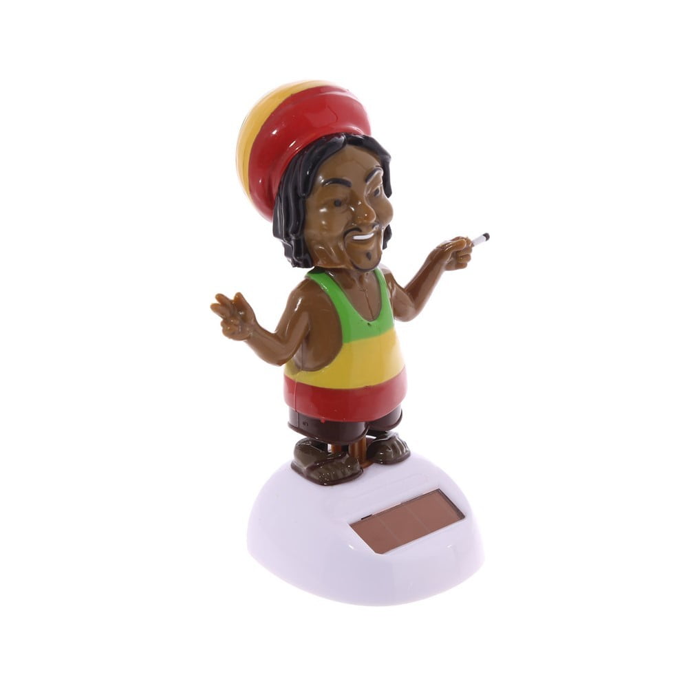 Figurine Solaire Rastaman