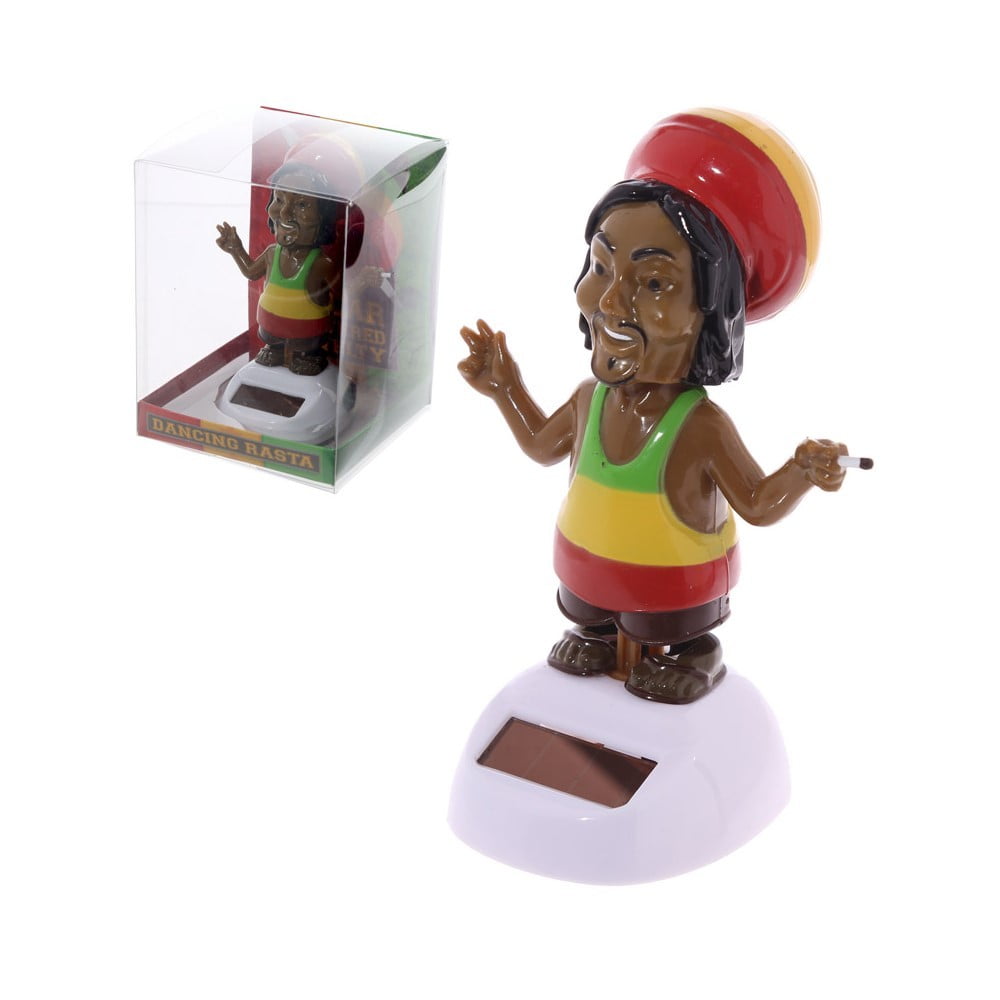 Figurine Solaire Rastaman