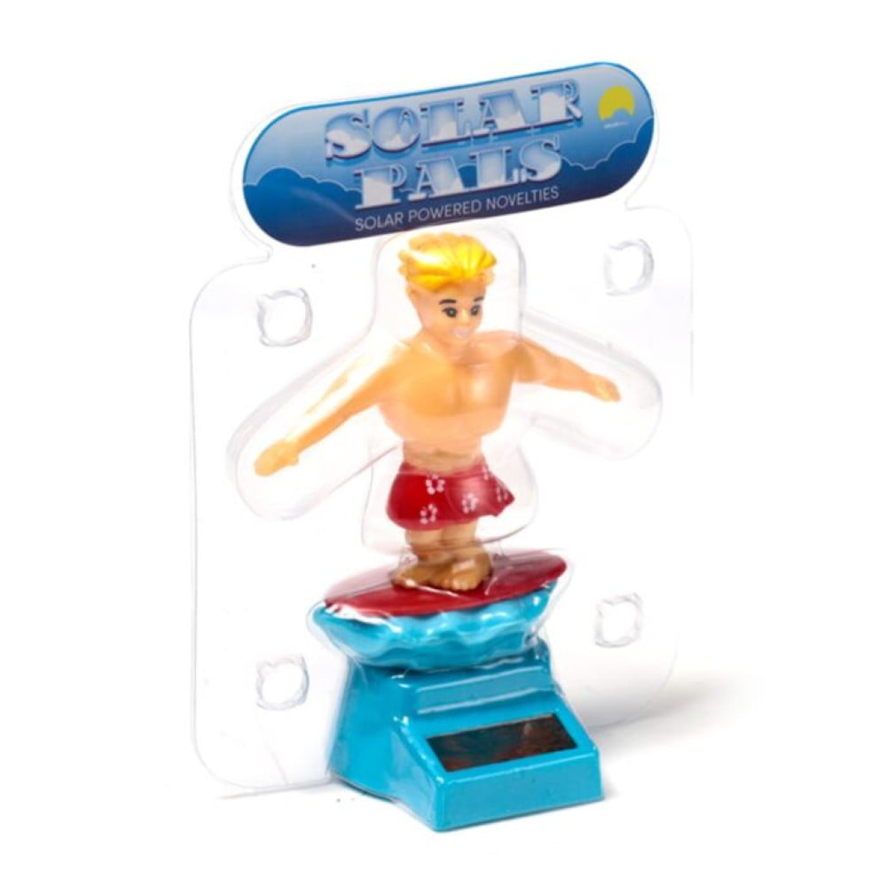 Figurine solaire Surfeur