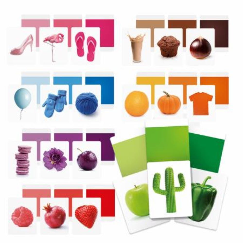 Flashcards Colors Montessori âge 2 à 5 ans