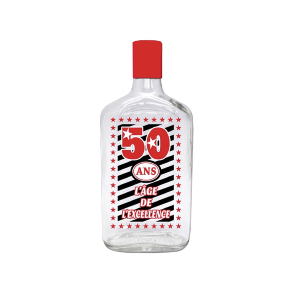 Flasque humoristique 50 ans