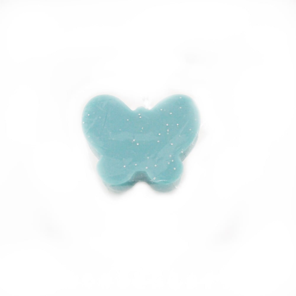 Gomme papillon bleue