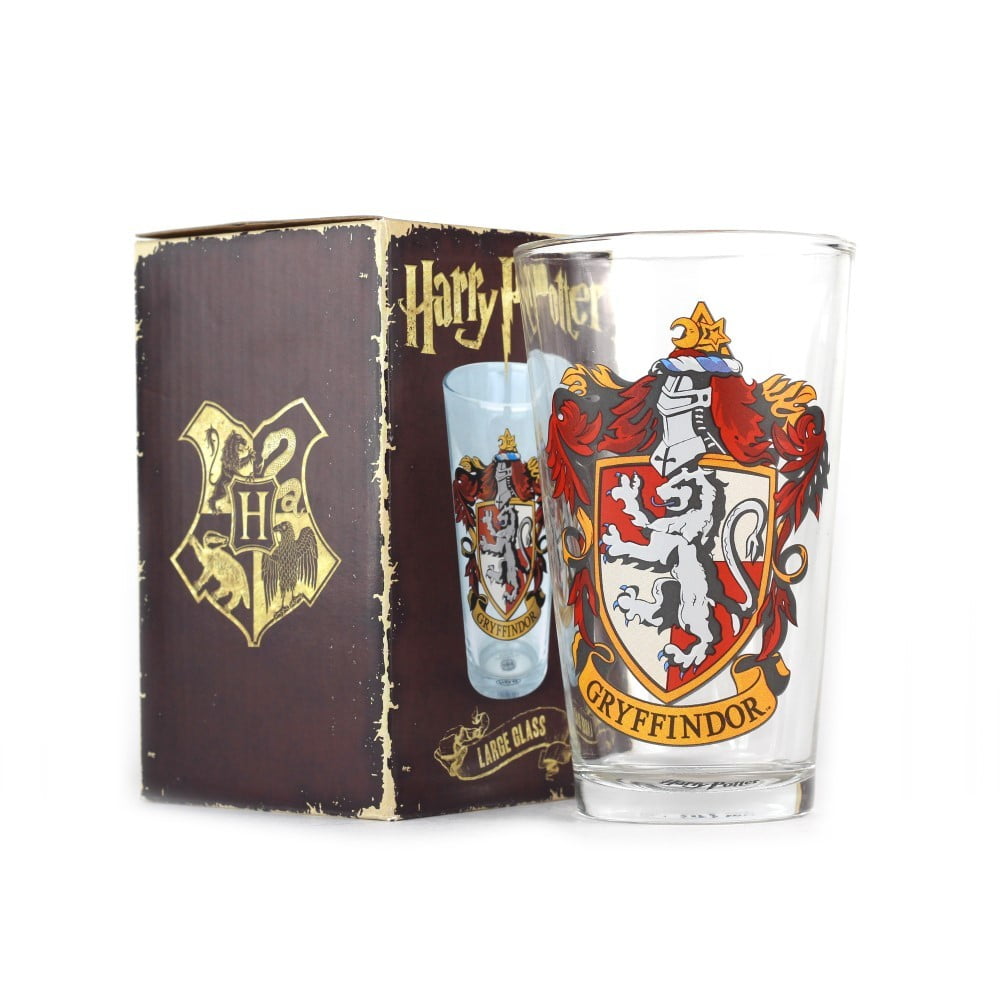 Grand Verre Harry Potter Gryffindor Crest
