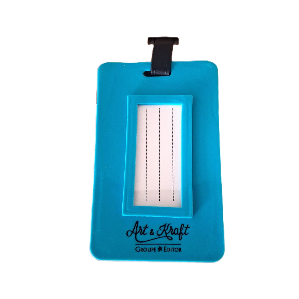 Grande étiquette bagage PREMIUM silicone « C'est parti »