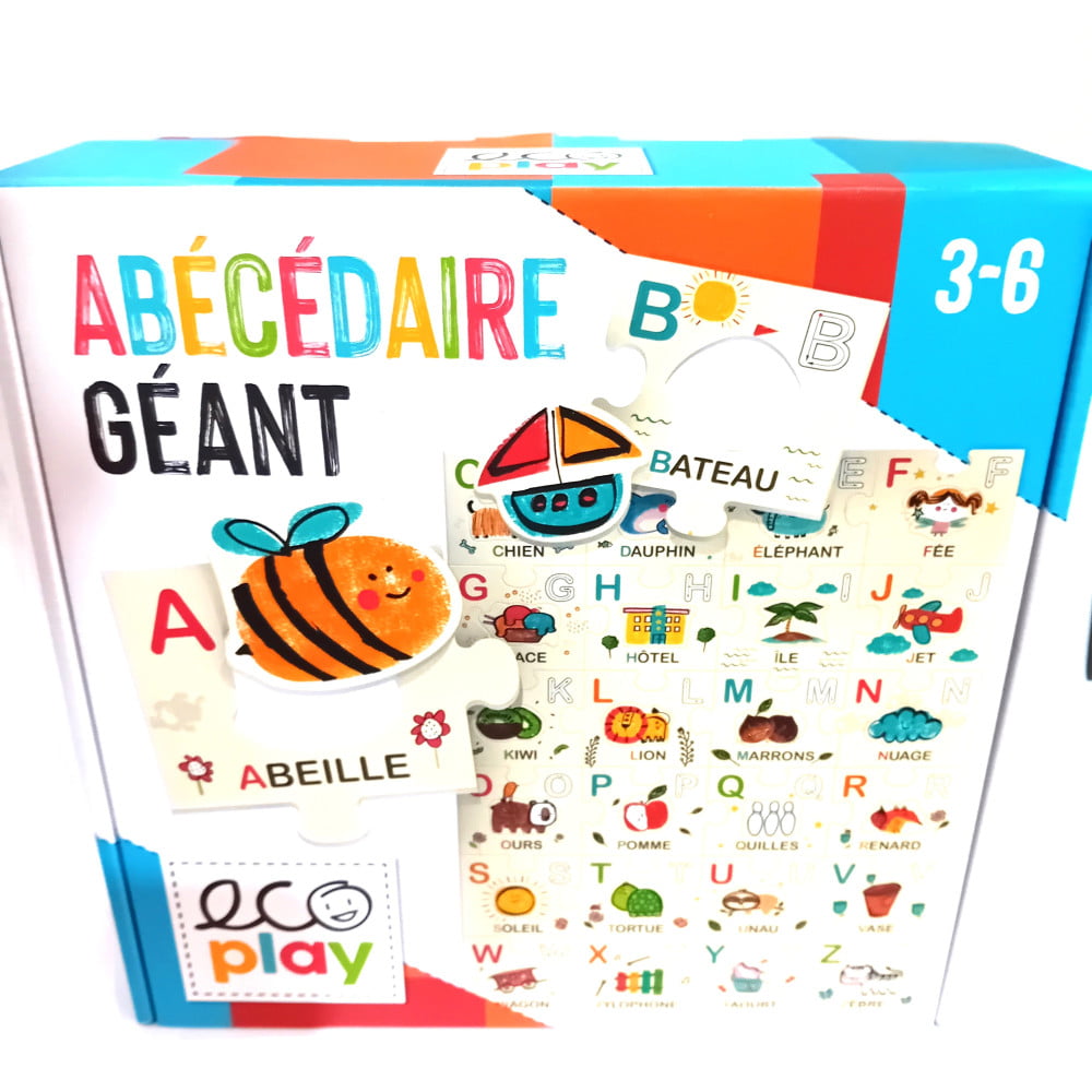 HEADU Abécédaire géant âge 3 à 6 ans