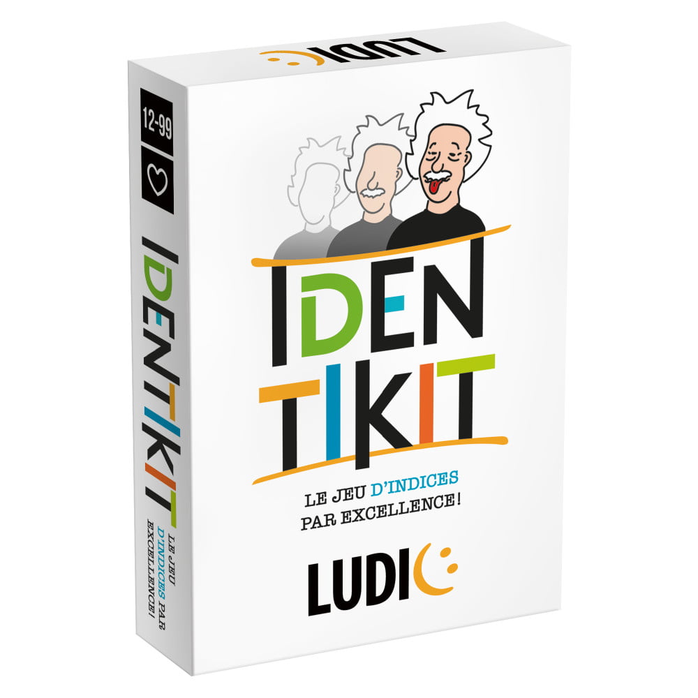 HEADU Brain Cards Identikit 12 à 99 ans : le jeu de déduction aux 100 personnages mystérieux