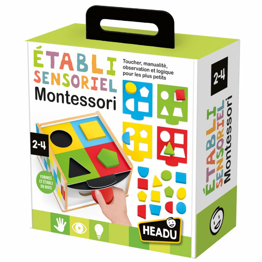 Headu Etabli sensoriel Montessori âge 2 à 4 ans