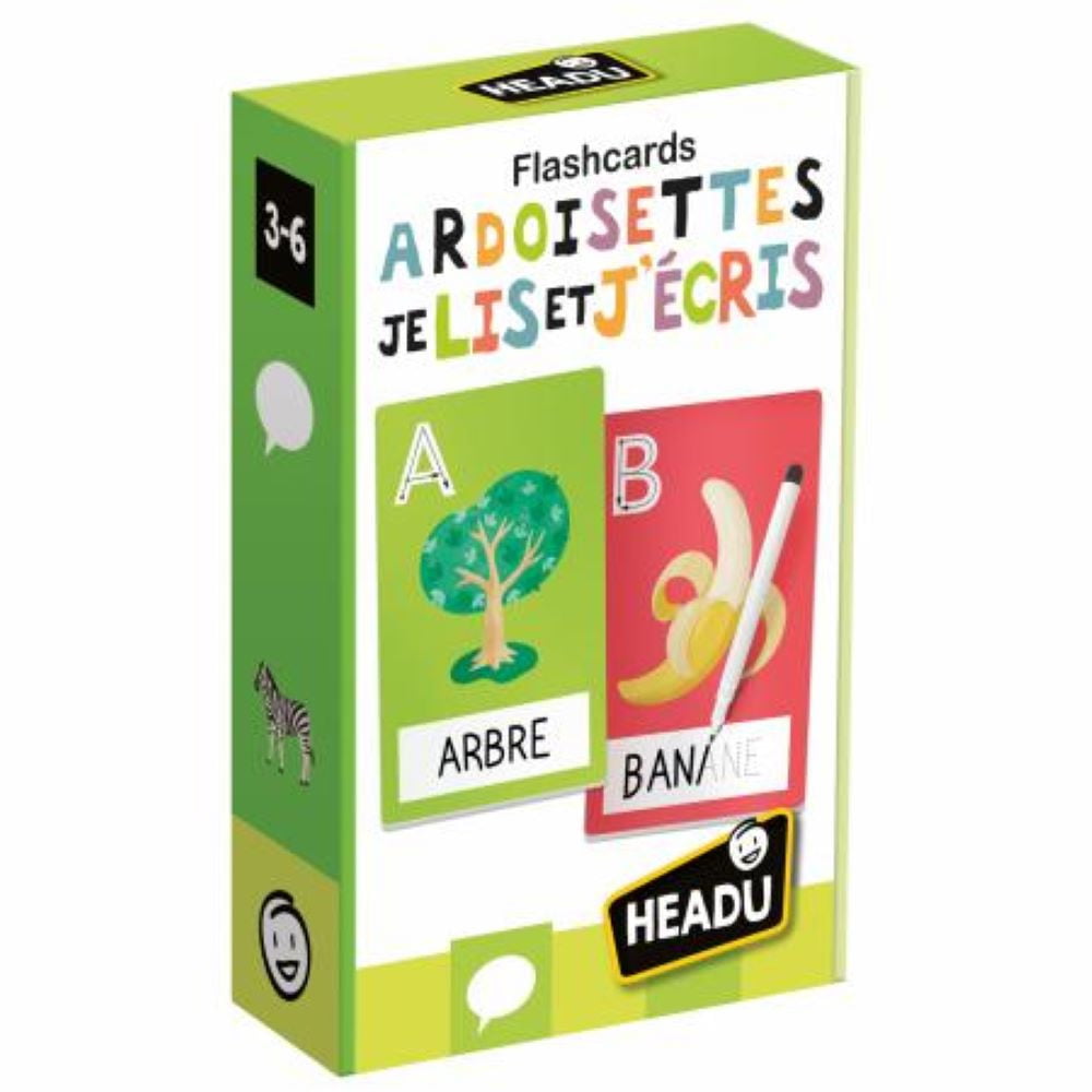 Headu Flashcards Ardoisettes je lis et j'écris âge 3 à 6 ans