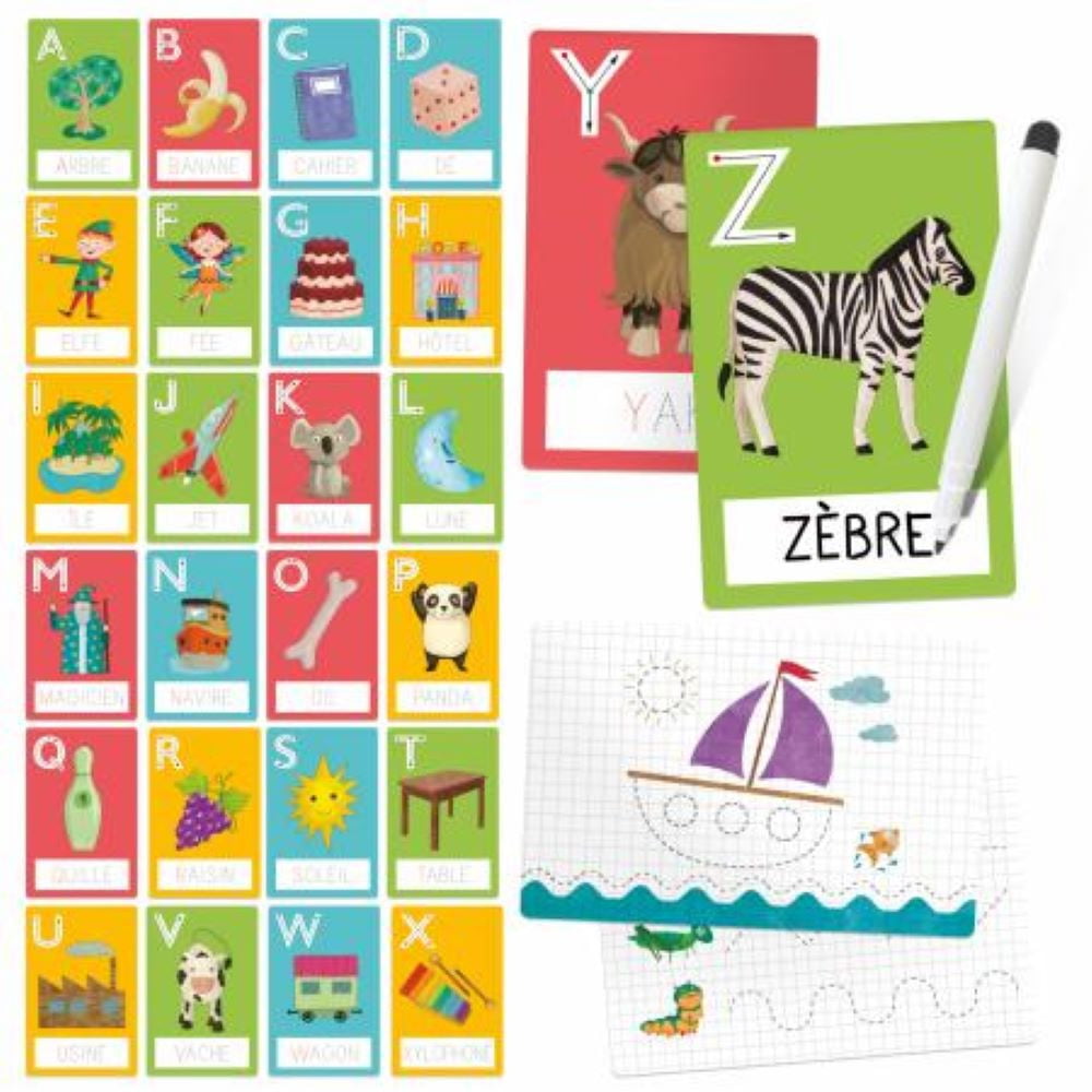 Headu Flashcards Ardoisettes je lis et j'écris âge 3 à 6 ans