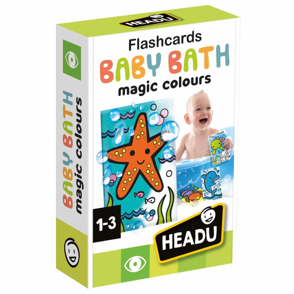 Headu Flashcards Baby Bath âge 1 à 3 ans
