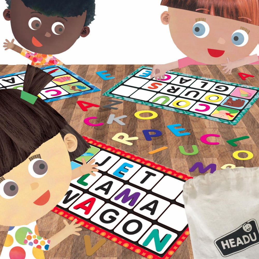 Headu jeu Lettres et mots Montessori âge 3 à 6 ans
