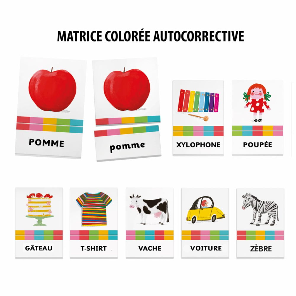 Headu jeu Mémoire Montessori âge 3 à 6 ans