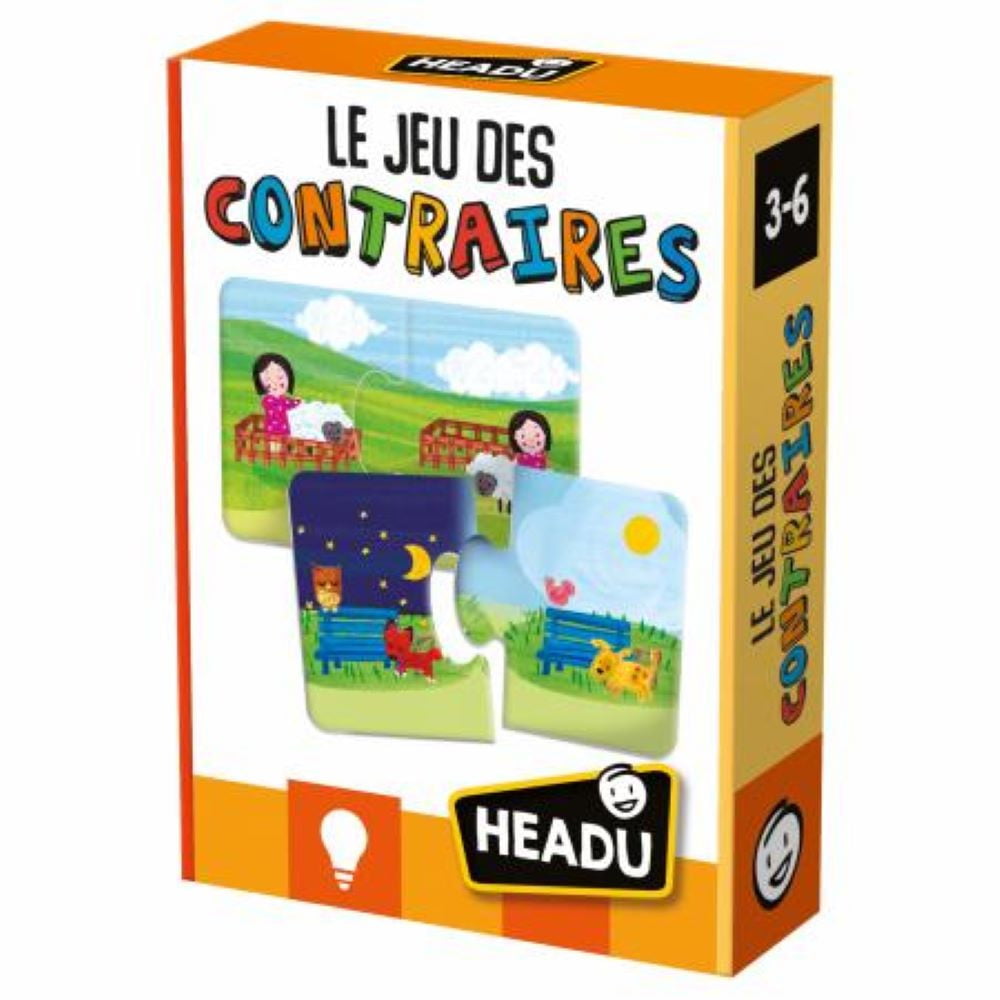 HEADU Le Jeu des Contraires âge 3 à 6 ans