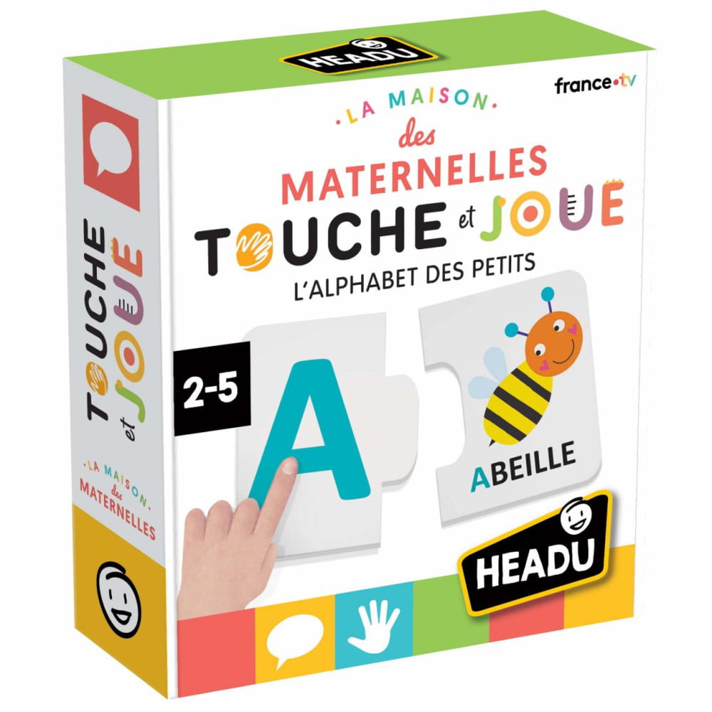 Headu L'Alphabet des Petits âge 2 à 5 ans Maison des Maternelles